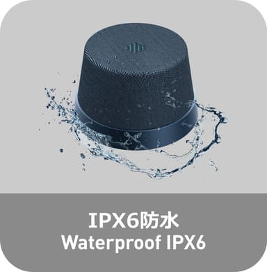 NÖRDIC Bluetooth 5.3 kaiutin magneetilla 3W IPX6 musta