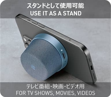 NÖRDIC Bluetooth 5.3 kaiutin magneetilla 3W IPX6 sininen