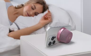 NÖRDIC Bluetooth 5.3 kaiutin magneetilla 3W IPX6 pinkki