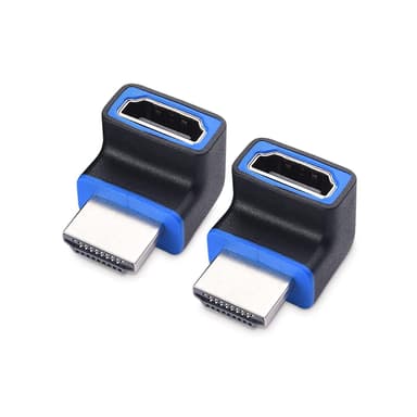 Cable Matters kulmassa oleva HDMI-sovitin 8K60Hz 4K120Hz HDR 2 kpl