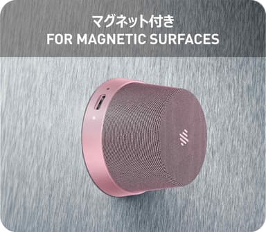 NÖRDIC Bluetooth 5.3 kaiutin magneetilla 3W IPX6 pinkki