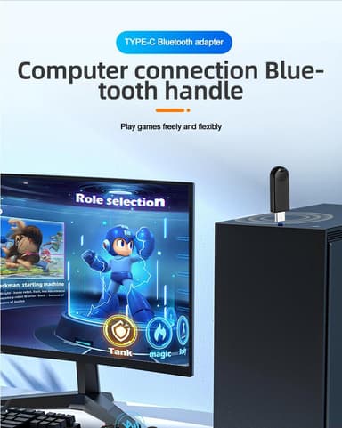 NÖRDIC USB-C Bluetooth 5.3 -sovitin