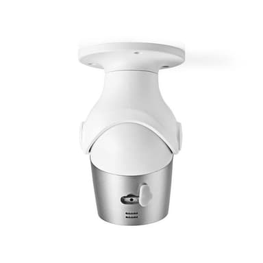Nedis SmartLife Ulkokamera | Wi-Fi | Full HD 1080p | IP65 | MicroSD (ei sisälly) / Pilvipalvelutallennus (valinnainen) | 12 V DC | Liiketunnistimella | Yökuvaus | Hopea / Valkoinen