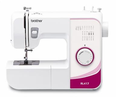Brother RL417 ompelukone yksinkertaisiin ompeluprojekteihin, sis. Overlock-ompeleita