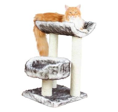 Cat Tower Isaba 62cm musta/valkoinen