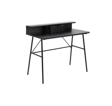Kirjoituspöytä PASCAL 100x55xH88,8cm, musta