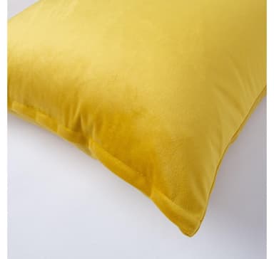 Tyyny VELVET 2, 45x45cm, keltainen