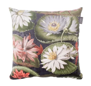 Tyyny HOLLY 45x45cm, valkoiset lumpeet