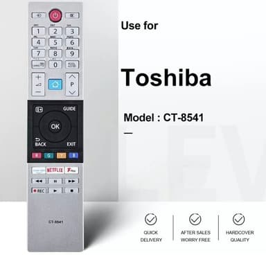 TV:n kaukosäädin Korvaa CT-8541:lle TOSHIBA Smart TV:lle