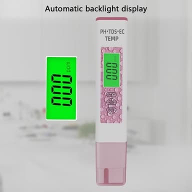 4-in-1-testi vedenlaadulle PH TDS EC TEMP -testikynä