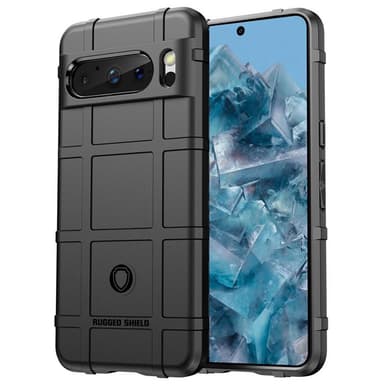 Rugged Shield kuori Google Pixel 8 Pro - Musta