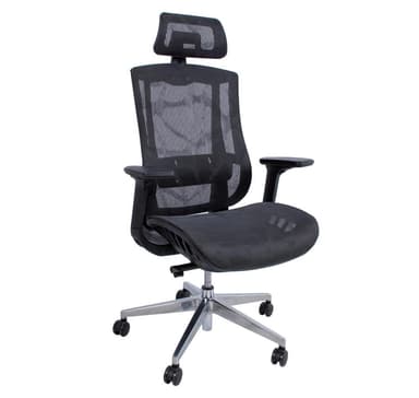 Työtuoli FLEX 70x70xH116-126cm, musta