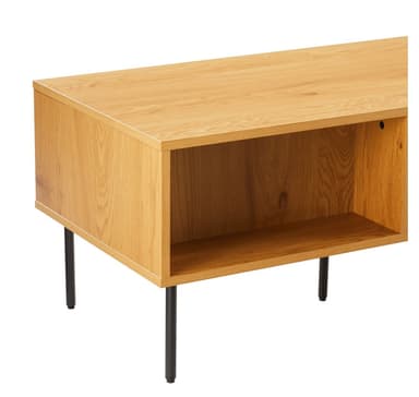 Sohvapöytä LINE 100x50xH45cm, melamiini tammenkuorella