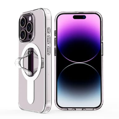 Kannettava MagSafe magneettinen puhelinkotelo jalustalla iPhonelle iPhone 15 Pro