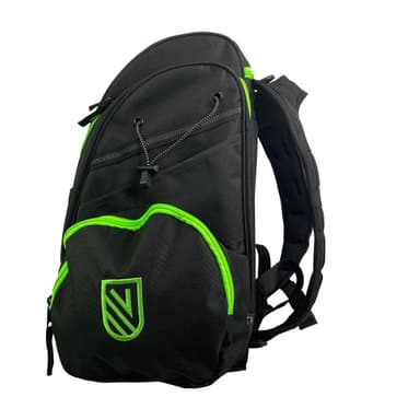 Viking Discs Rucksack Pro Frisbeegolf reppu, musta/lime