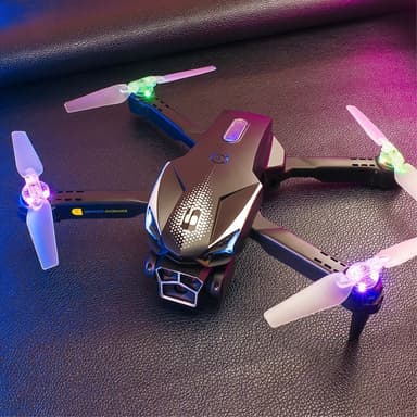 LU600 RC Drone HD-kameran kahdella akulla Nelipuolinen esteiden välttäminen