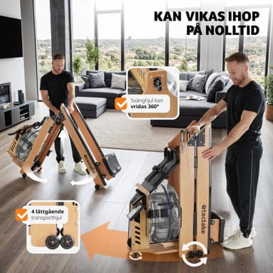 Puinen soutulaite Titan taitettava,ergonominen,150kg kantavuus -