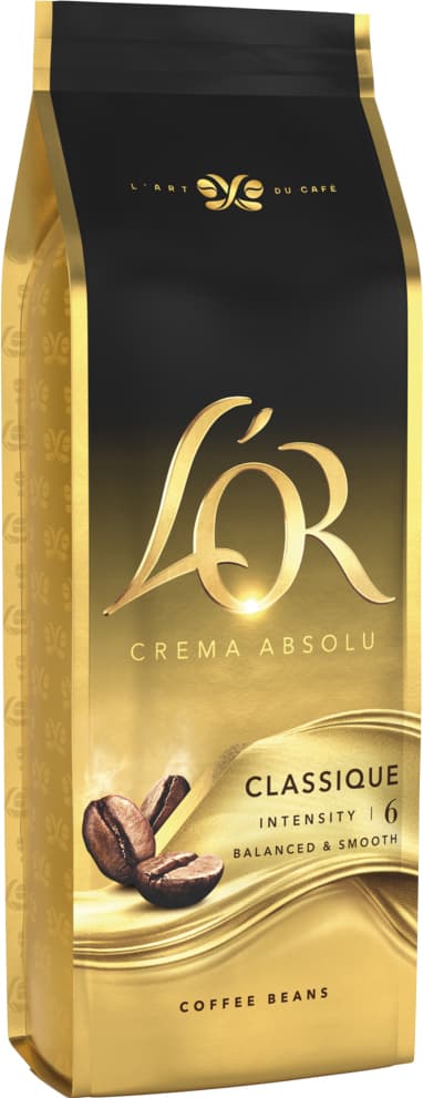 L’OR Crema Absolu Classique kahvipavut (1 kg) - Gigantti verkkokauppa