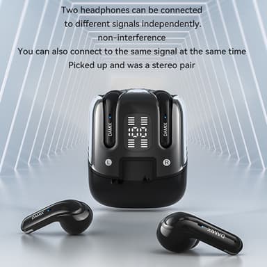 Langattomat Bluetooth-kuulokkeet 4kpl! melua vaimentavat kuulokkeet - musta