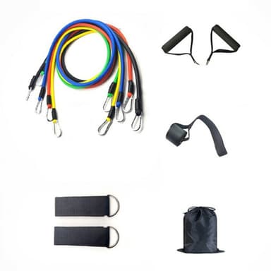 11 kpl/setti Fitness Resistance Bands -harjoittelu Kotikuntosaliharjoittelu