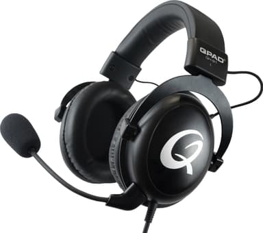 QPAD QH91 pelikuulokkeet (musta)