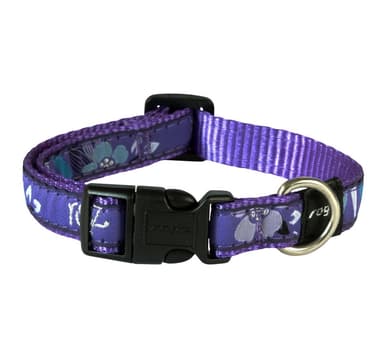 Koiran kaulapanta Fancy Dress, medium, 16mm, Purple Forest Design, Rogz