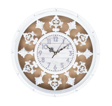 Seinäkello ORNAMENT D44cm, valkoinen