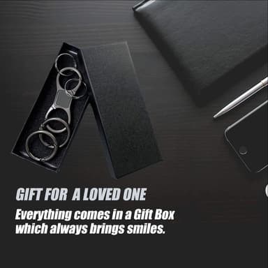 Avaimenperä Double Key Clip Pikalukitus