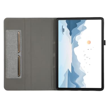 SKALO Lenovo Tab P12 Kangaskotelo - Harmaa