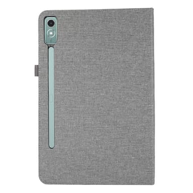SKALO Lenovo Tab P12 Kangaskotelo - Harmaa