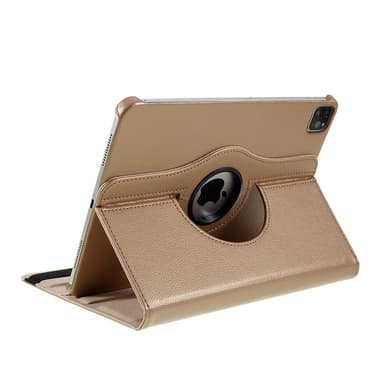 SKALO iPad Pro 11"" 360 Litchi Suojakotelo - Kulta