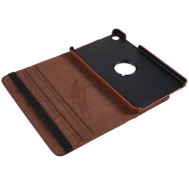 SKALO Lenovo Tab M8 Gen 4 360 Litchi Suojakotelo - Ruskea