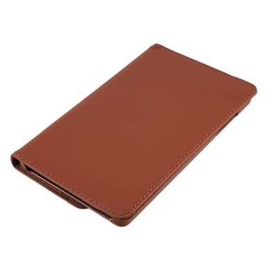 SKALO Lenovo Tab M8 Gen 4 360 Litchi Suojakotelo - Ruskea