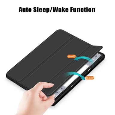 SKALO Lenovo Tab P12 Trifold Suojakotelo - Musta