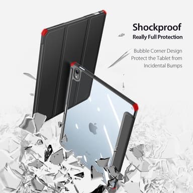 DUX DUCIS iPad 10.9 (2022) TOBY Series Trifold Suojakotelo - Musta