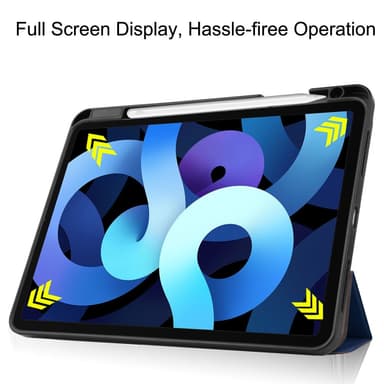 SKALO iPad Air (2020/2022) Trifold Suojakotelo - Tummansininen