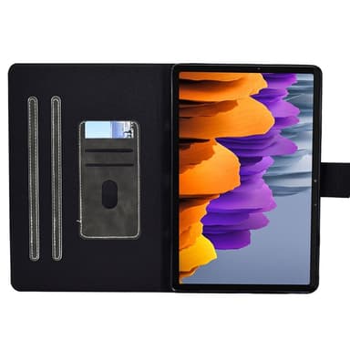 SKALO Samsung Tab S7/S8 PU-nahkainen Lompakkokotelo - Harmaa