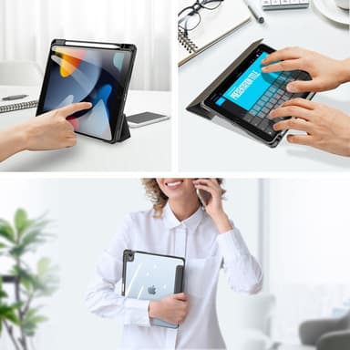 DUX DUCIS iPad 10.9 (2022) TOBY Series Trifold Suojakotelo - Musta