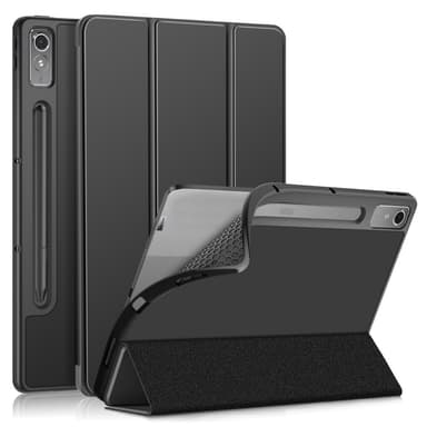 SKALO Lenovo Tab P12 Trifold Suojakotelo - Musta