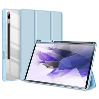 DUX DUCIS Samsung Tab S7+/S7 FE/S8+ TOBY Series Trifold Suojakotelo - Turkoosi