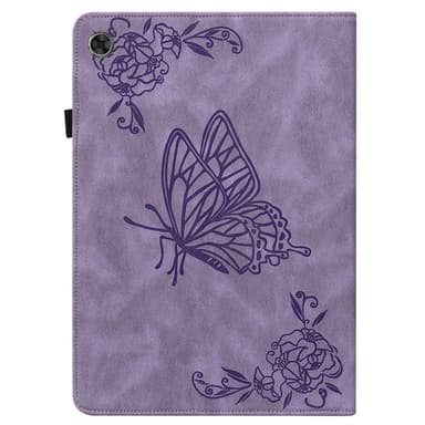 SKALO Lenovo Tab M7 (Gen 3) Mandala Butterfly Suojakotelo - Violetti