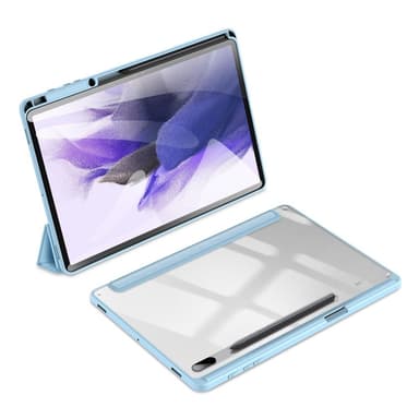 DUX DUCIS Samsung Tab S7+/S7 FE/S8+ TOBY Series Trifold Suojakotelo - Turkoosi