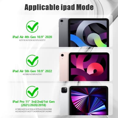 SKALO iPad Pro 11"" Extra Shockproof Armor Iskunkestävä kuori - Musta