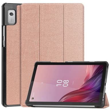 SKALO Lenovo Tab M9 Trifold Suojakotelo - Ruusukulta