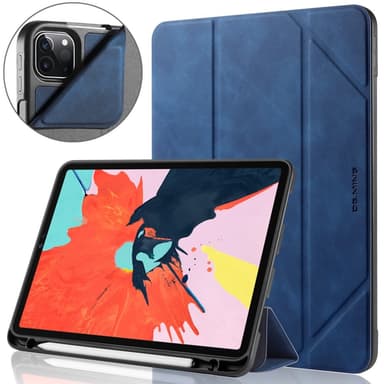 DG MING iPad Pro 11"" See Series Trifold Suojakotelo - Sininen