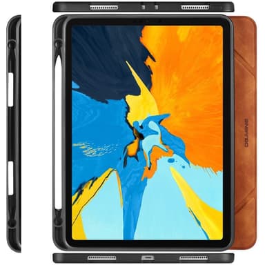 DG MING iPad Air (2020/2022) See Series Trifold Suojakotelo - Ruskea