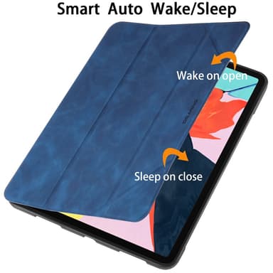 DG MING iPad Pro 11"" See Series Trifold Suojakotelo - Sininen