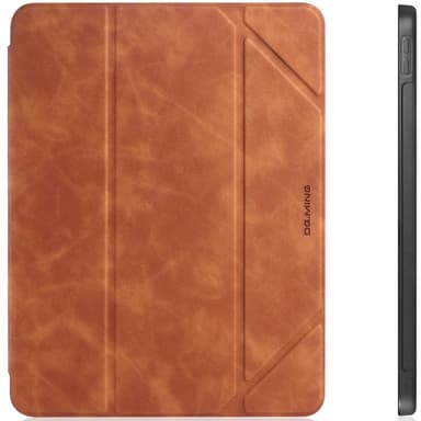 DG MING iPad Air (2020/2022) See Series Trifold Suojakotelo - Ruskea