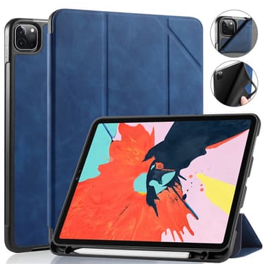 DG MING iPad Pro 11"" See Series Trifold Suojakotelo - Sininen