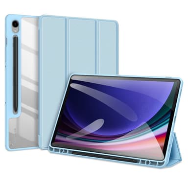 DUX DUCIS Samsung Tab S9/S9 FE TOBY Series Trifold Suojakotelo - Turkoosi